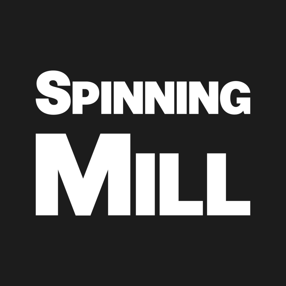 Spinning Mill - Brand Assets - Logo - Q - helles Schriftlogo auf dunklem Hintergrund